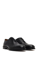 Men's Black Lace-Up Leather Classic Shoe | Derimod