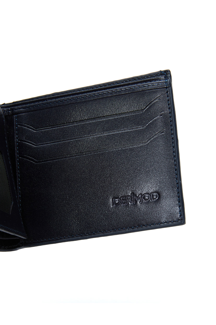 Men's Navy Blue Leather Wallet