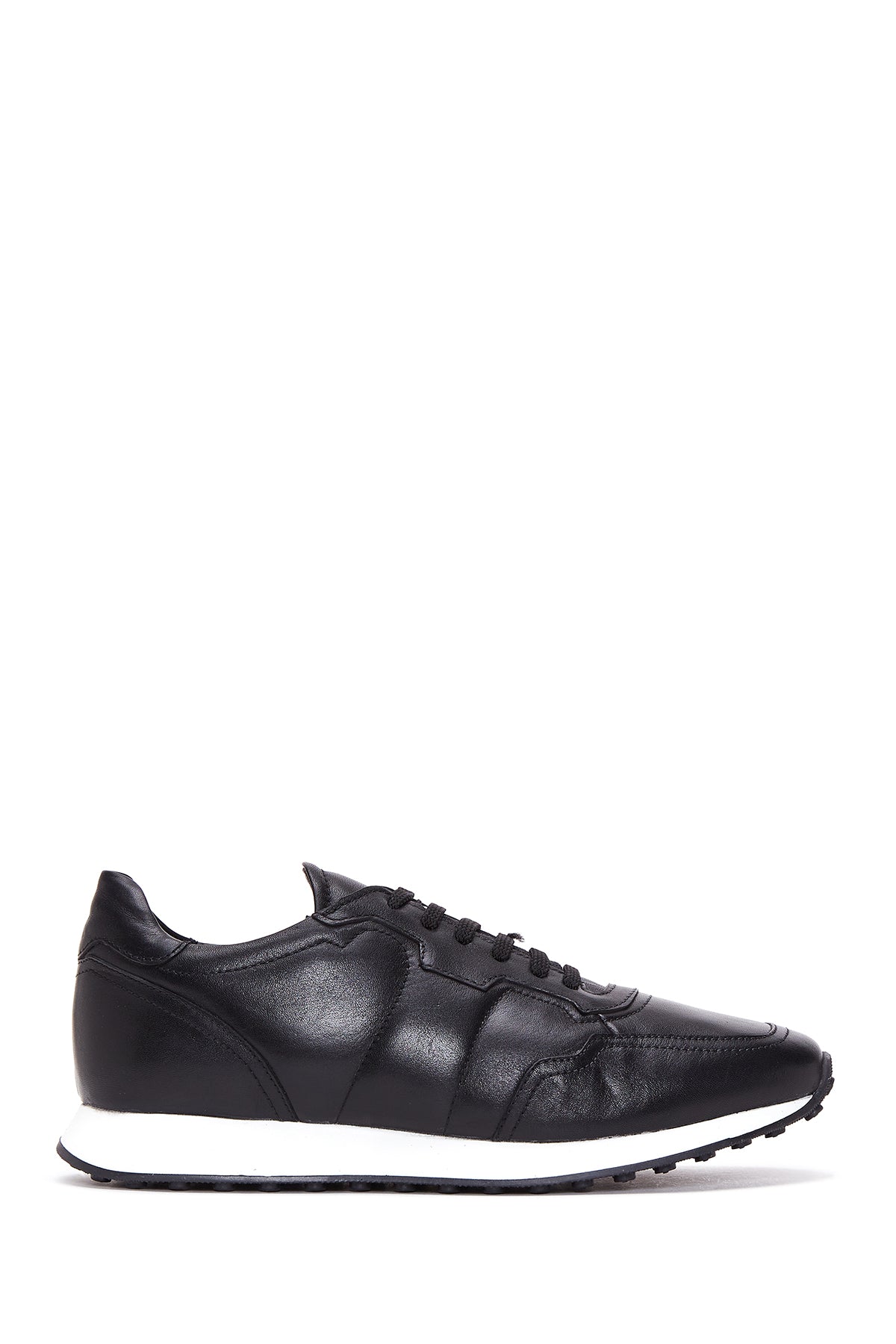 Erkek Siyah Deri Sneaker 22WFD641118 | Derimod