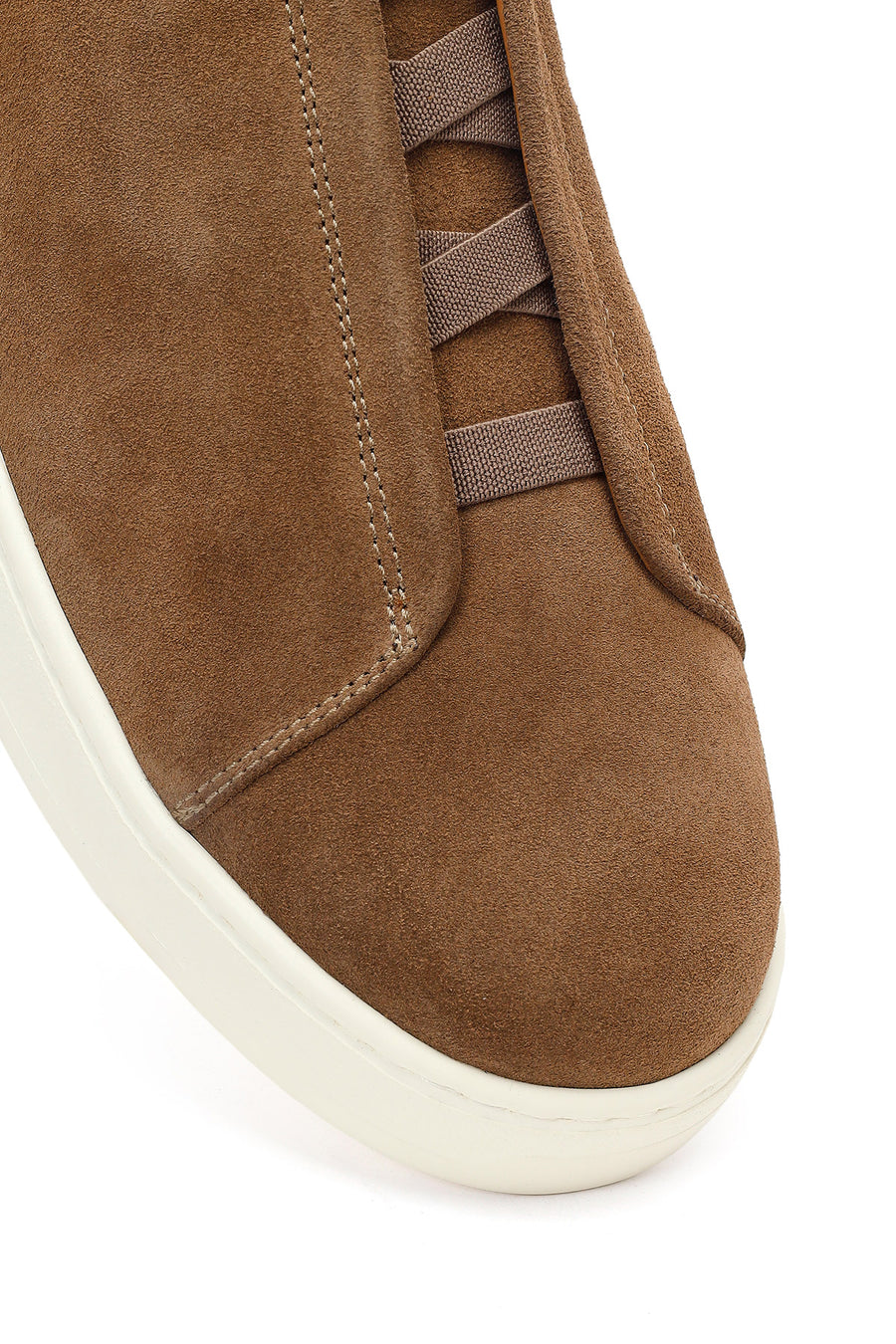 Men's Tan Suede Leather Sneaker