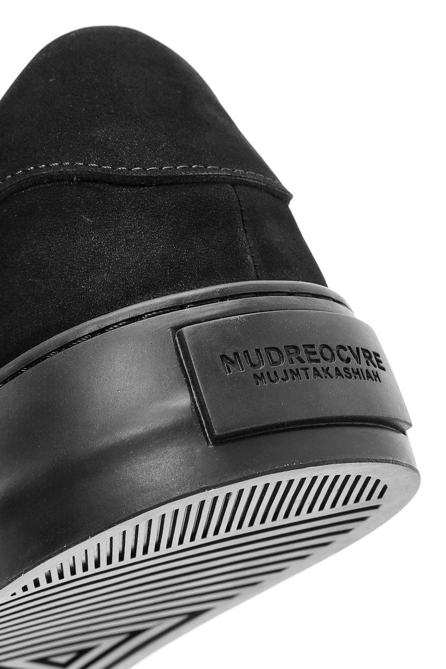 Erkek Siyah Bağcıklı Süet Deri Sneaker