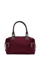 Woman Burgundy Long-Strap Fabric Shoulder Bag | Derimod