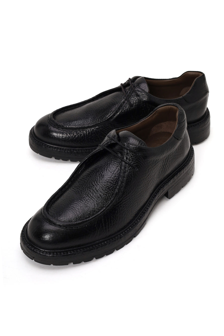 Derimod Black Erkek Siyah Bağcıklı Deri Casual Ayakkabı