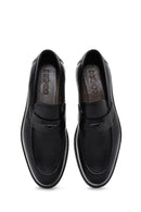 Men's Black Leather Casual Loafer | Derimod