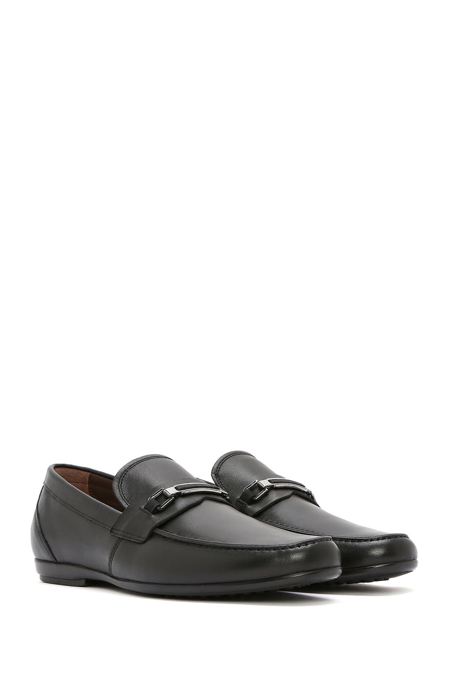 Men's Black Leather Classic Loafer