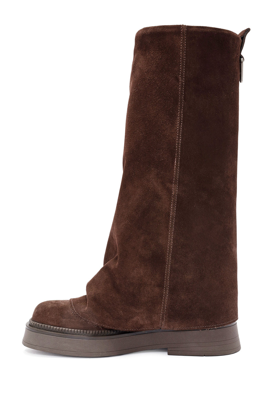 Women's Brown Suede Leather Boots