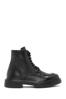 Men's Black Leather Boots | Derimod