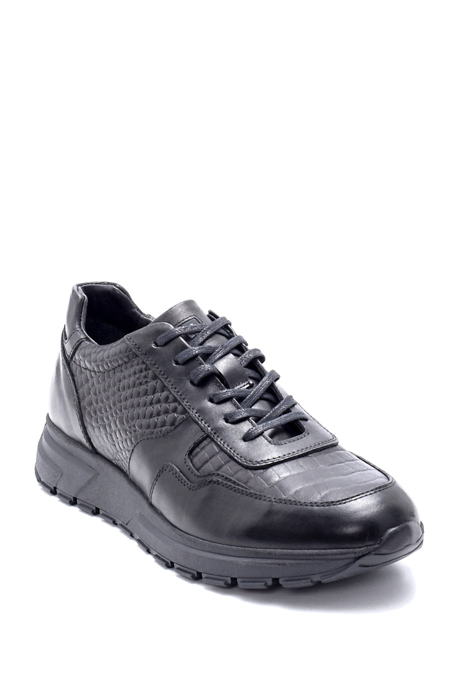 Men's Leather Crocodile Pattern Sneaker