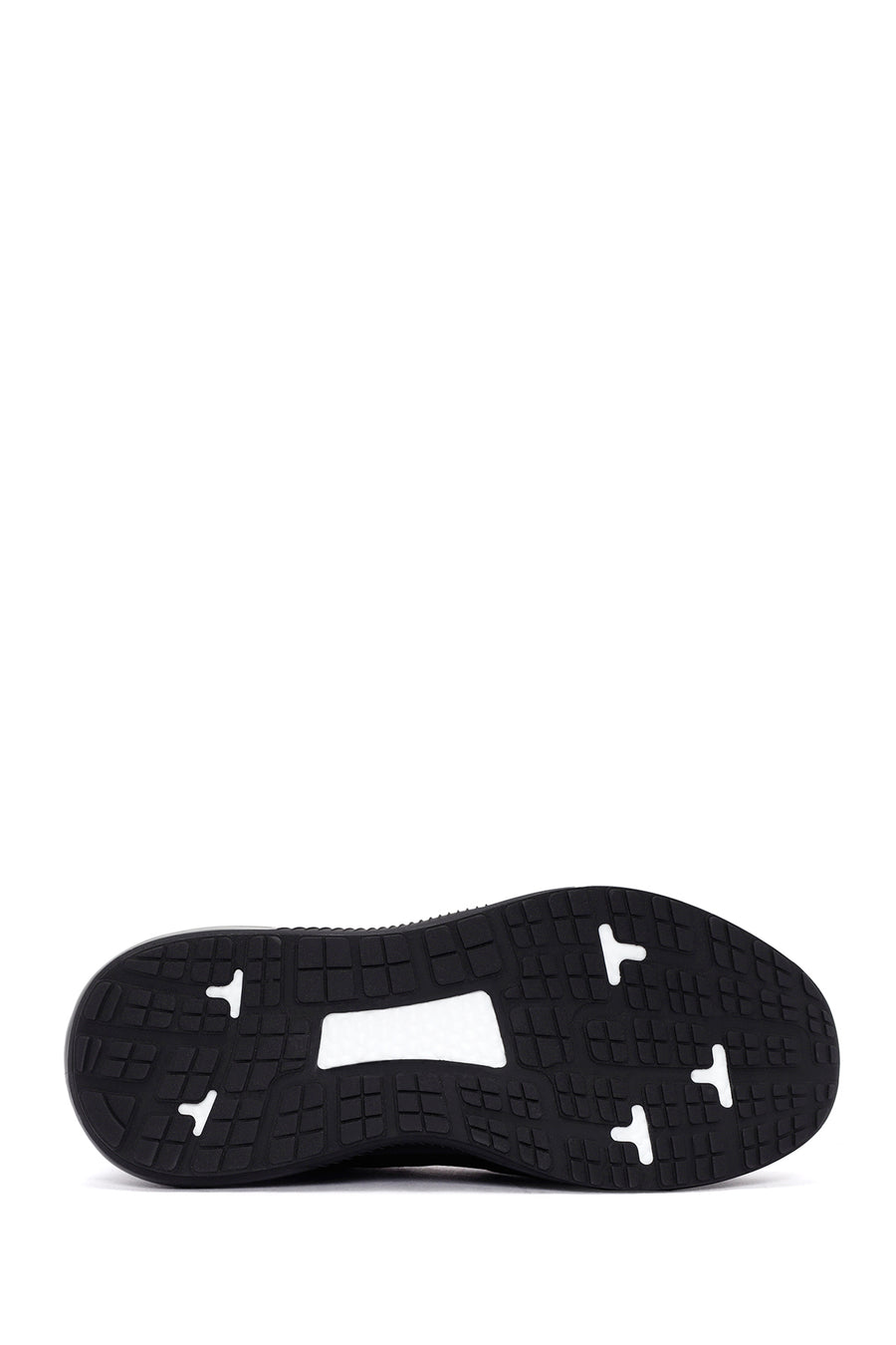 Erkek Siyah Bağcıklı Deri Casual Sneaker