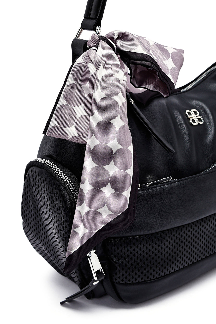 Women's Black Long Strap Shoulder Bag