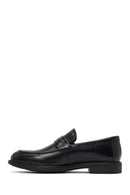 Erkek Siyah Deri Loafer | Derimod