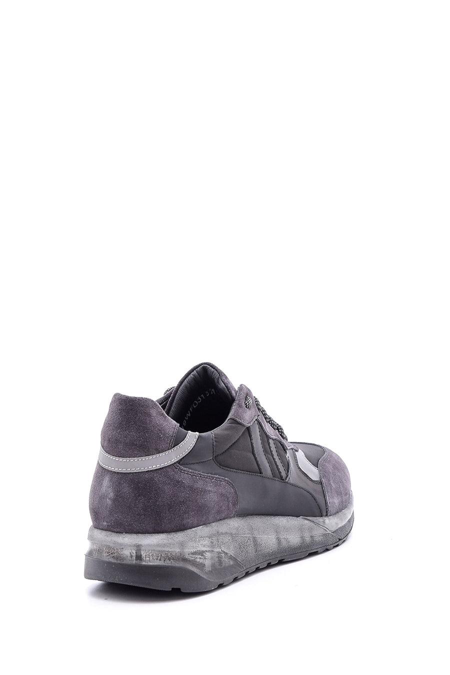 Men's Transparent Sole Leather Sneaker