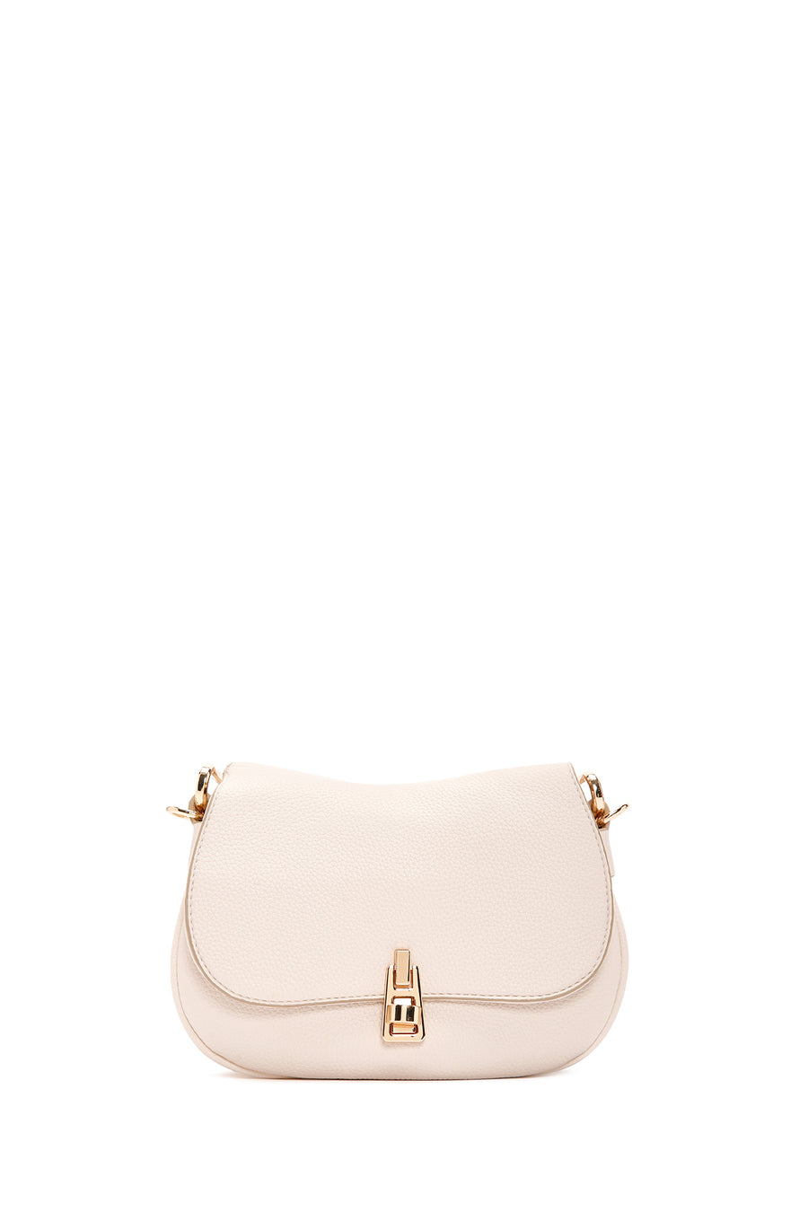 Women's Cream Long Strap Shoulder Bag