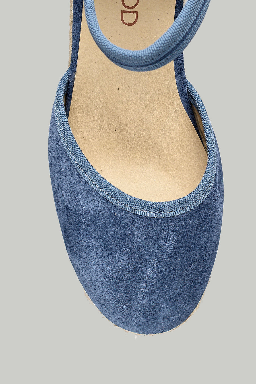Navy Blue Wedge Heel Women's Espadrille