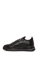 Men's Black Lace-up Leather Sneaker | Derimod