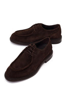Derimod Black Male Brown Lace-up Suede Casual Shoes | Derimod