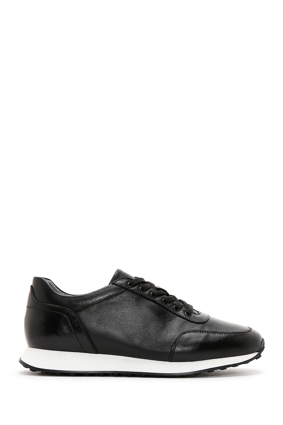 Men's Black Leather Sneaker 23SFD604418 | Derimod