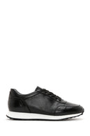 Men's Black Leather Sneaker | Derimod