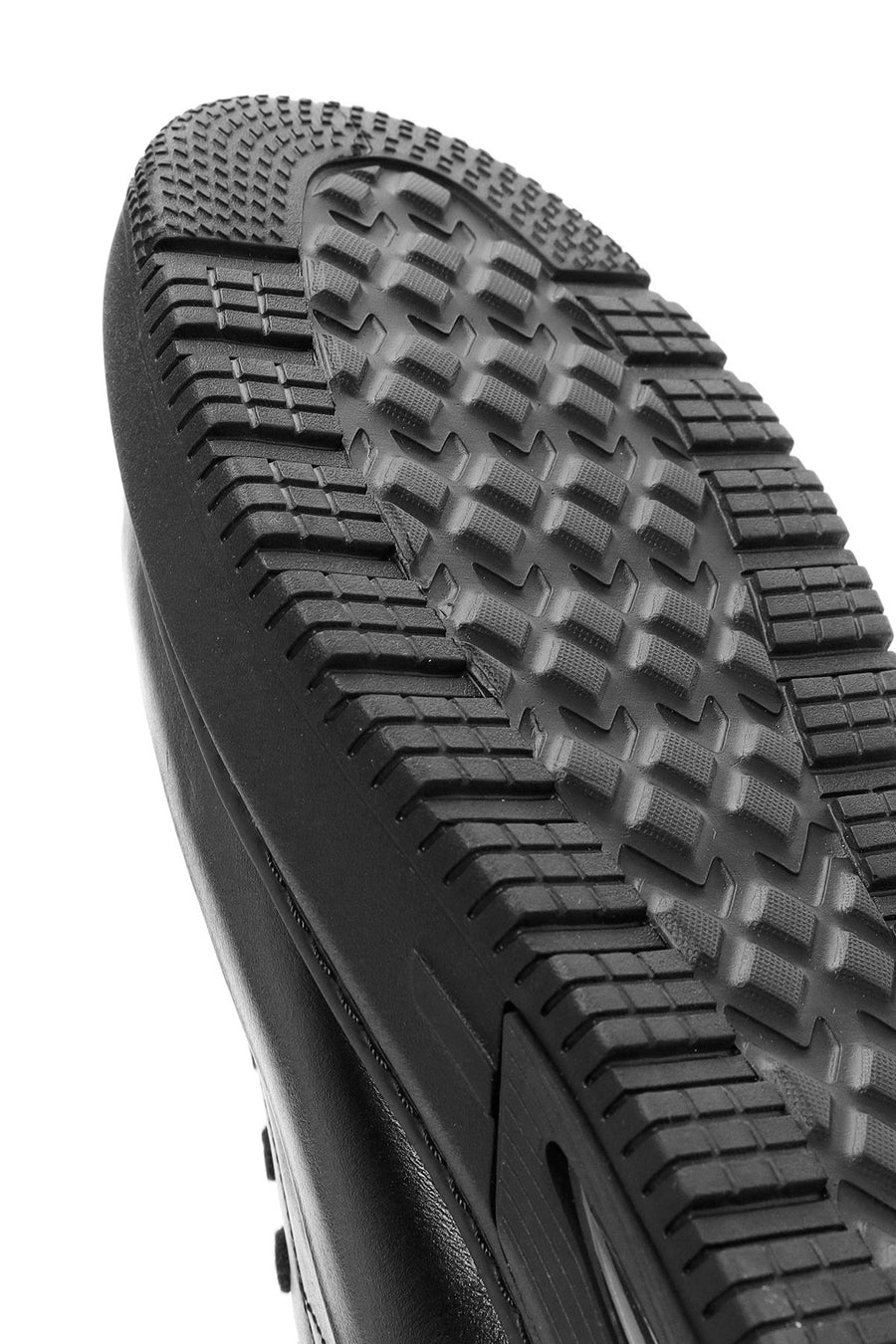 Erkek Siyah Bağcıklı Deri Sneaker