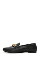 Women's Leather Chain Loafer | Derimod