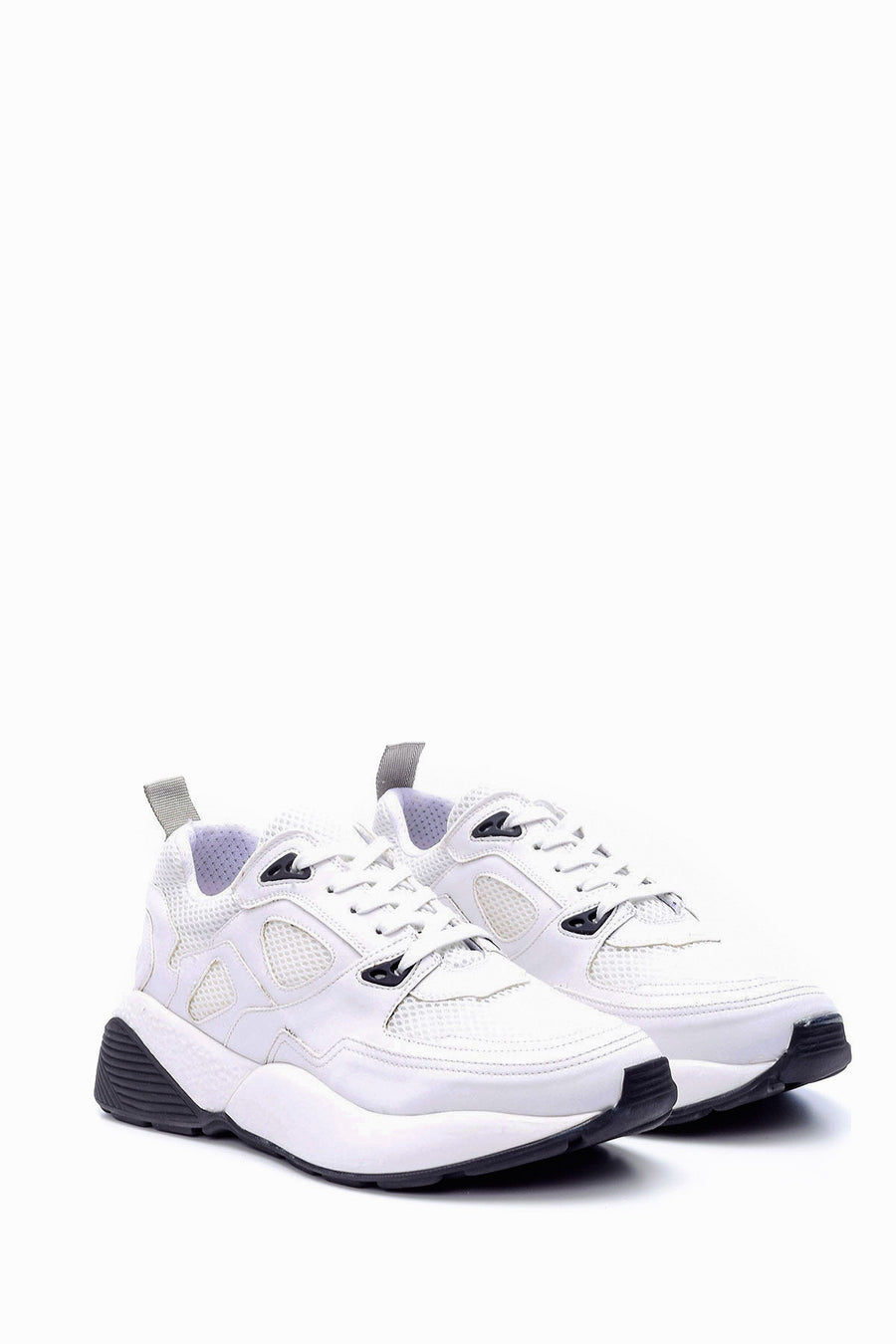 Men's High-Sole Leather Sneaker