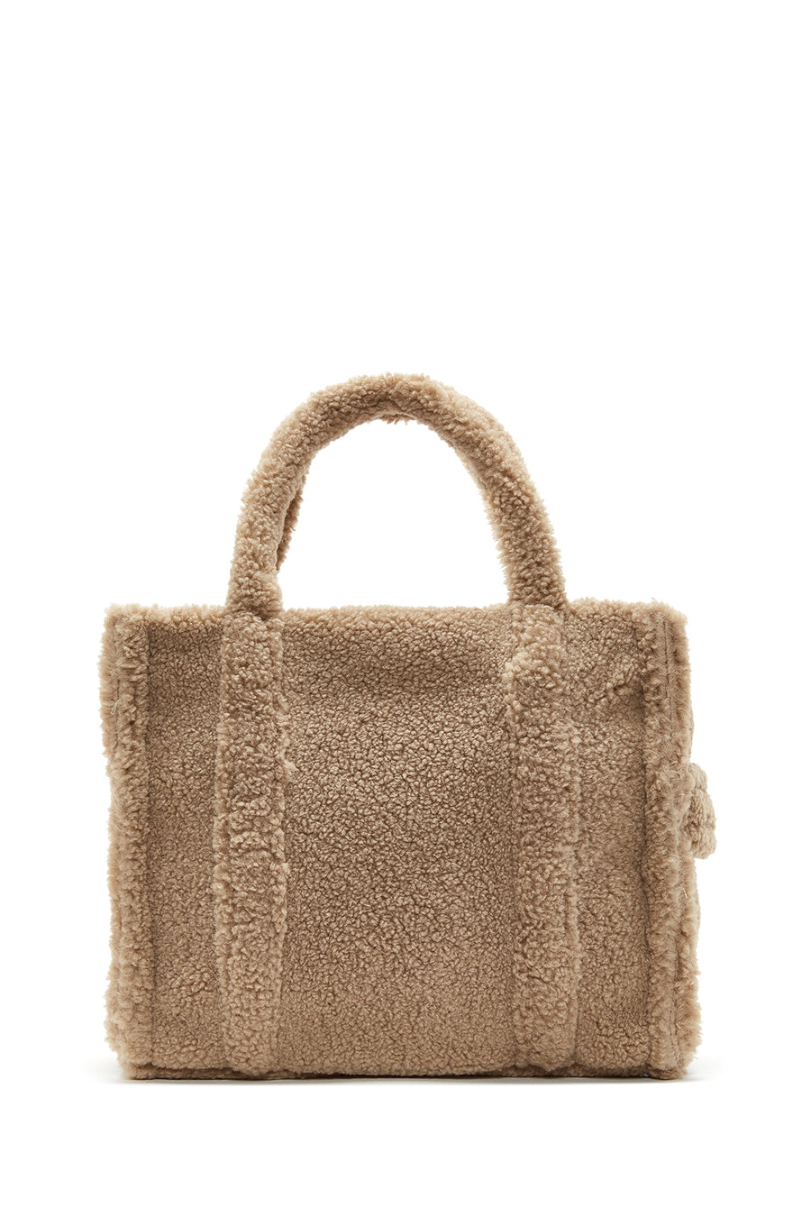 Women's Camel Plush Handbag