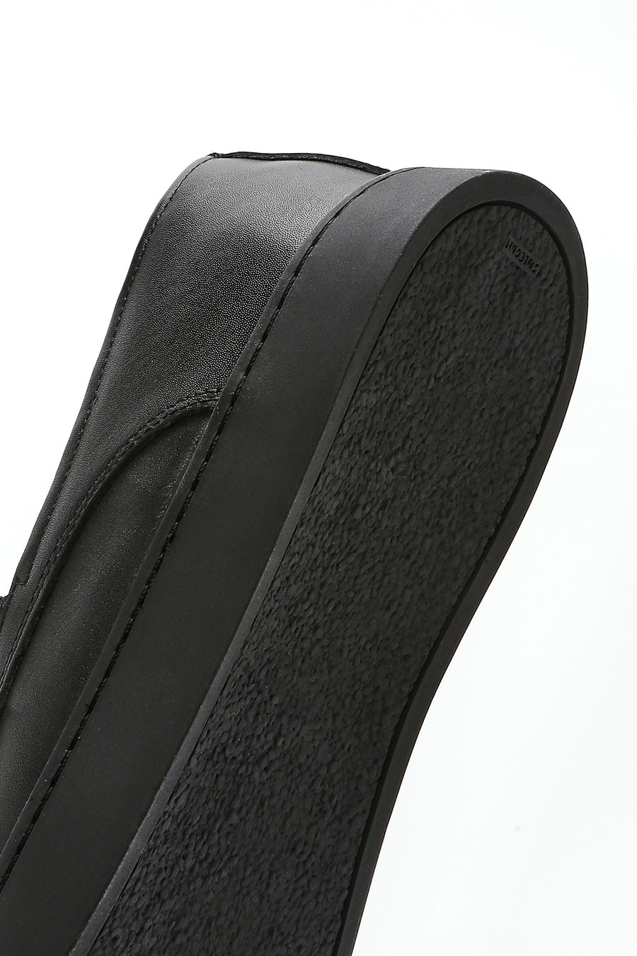 Men's Black Leather Casual Loafer