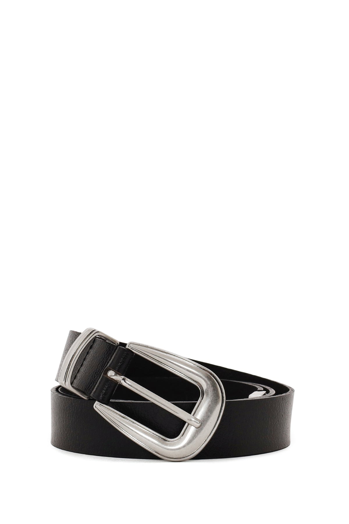 Unisex Black Leather Belt 000A2D13079FT | Derimod