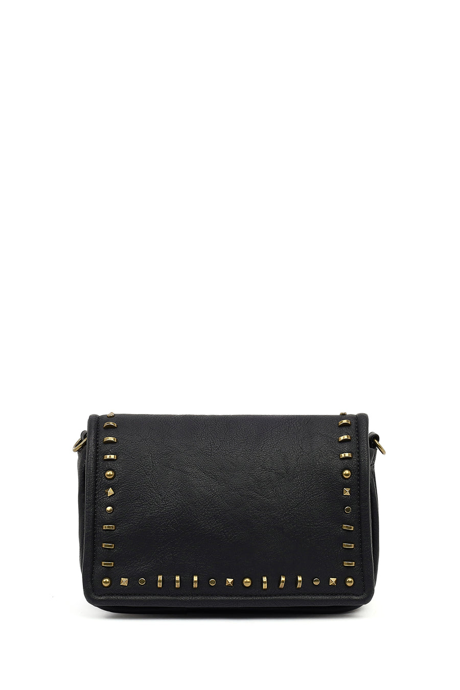 Women's Black Long Strap Crossbody Bag