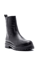 Women's Leather Casual Zipper Boots | Derimod