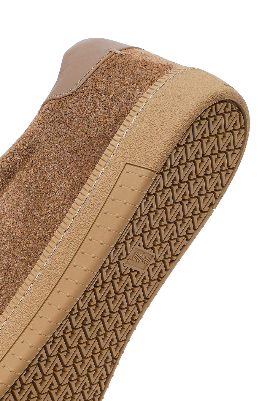 Erkek Bej Bağcıklı Süet Deri Sneaker