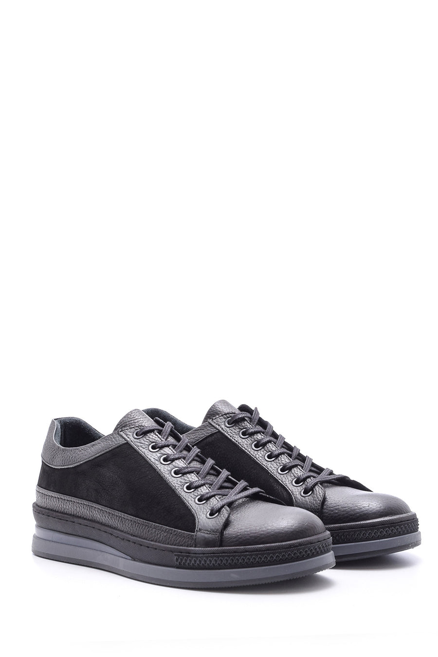 Men's Suede Detailed Leather Sports Shoes