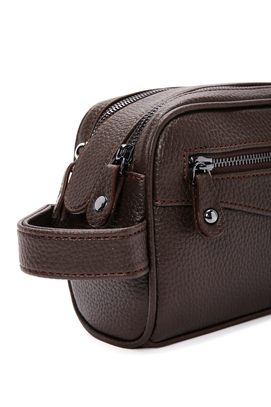 Men's Brown Handbag