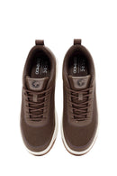 ACBC x Derimod Men's Brown Lace-Up Sneakers | Derimod