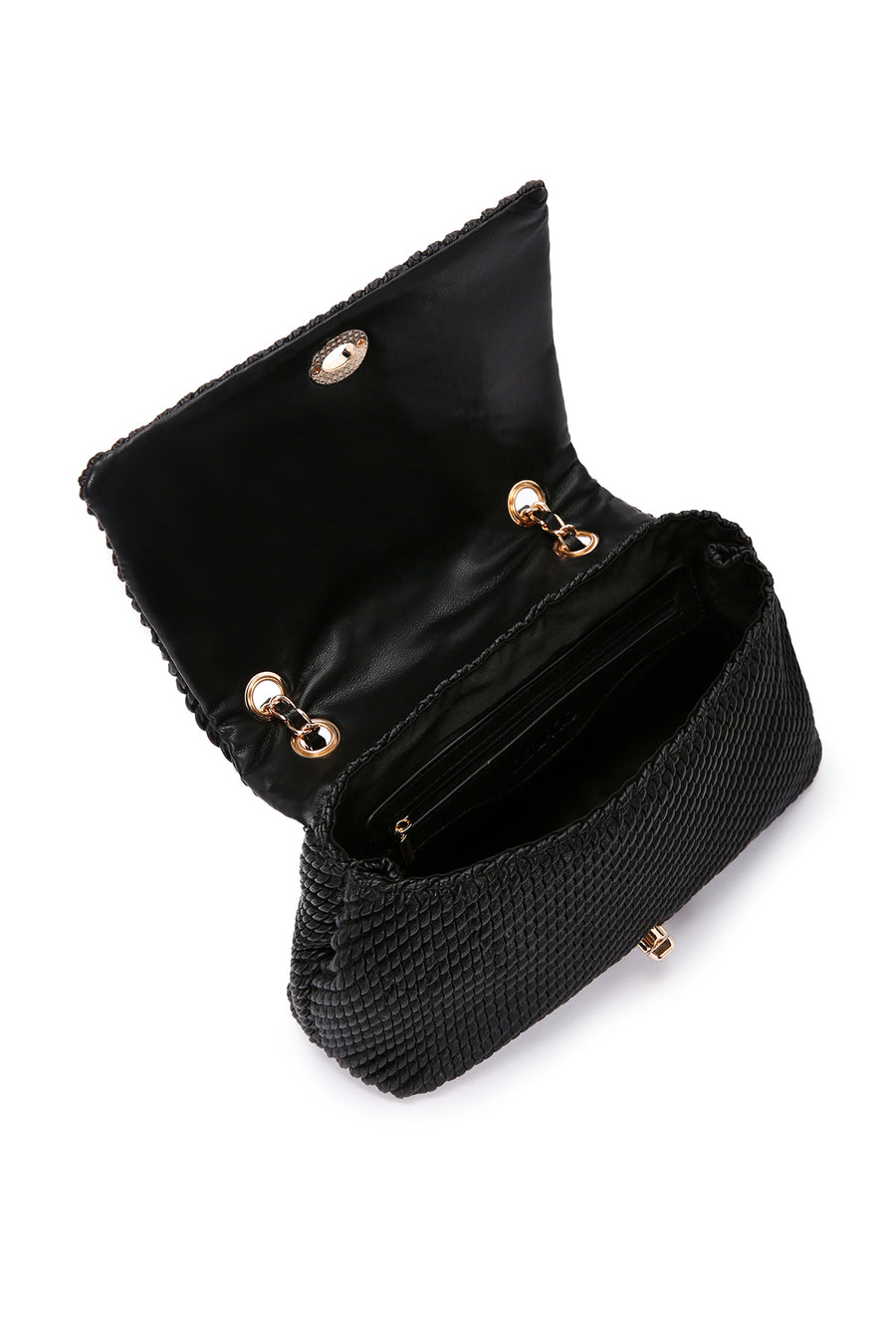 Women's Black Long Strap Shoulder Bag