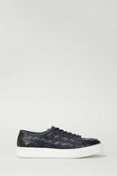 Braided Men's Leather Sneaker | Derimod