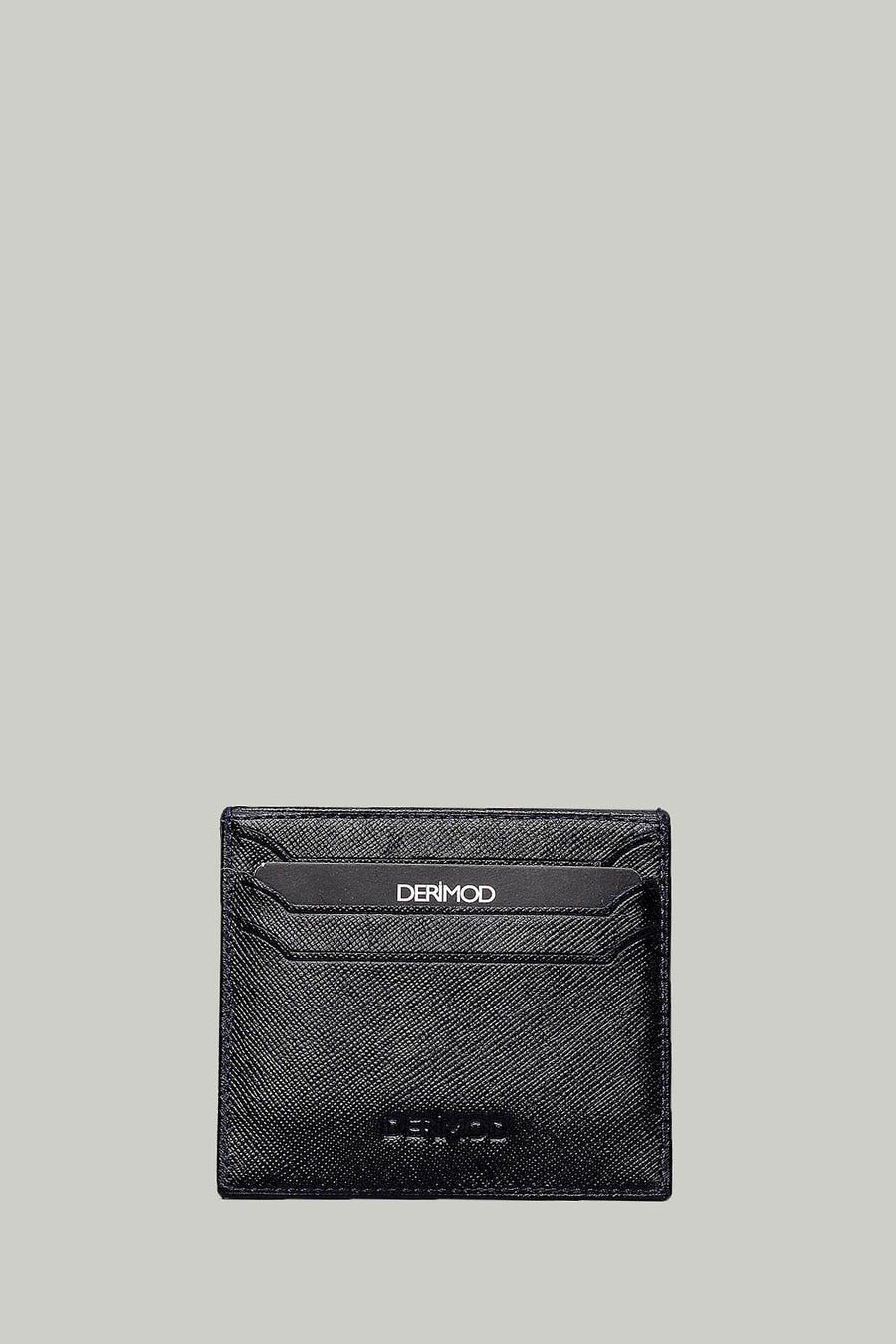 Men's Navy Blue Leather Card Holder 000A2D308626 | Derimod