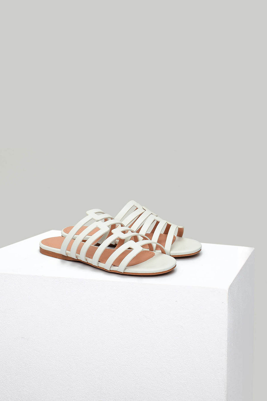 White Women's Slippers