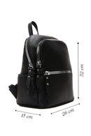 Women's Black Casual Backpack | Derimod