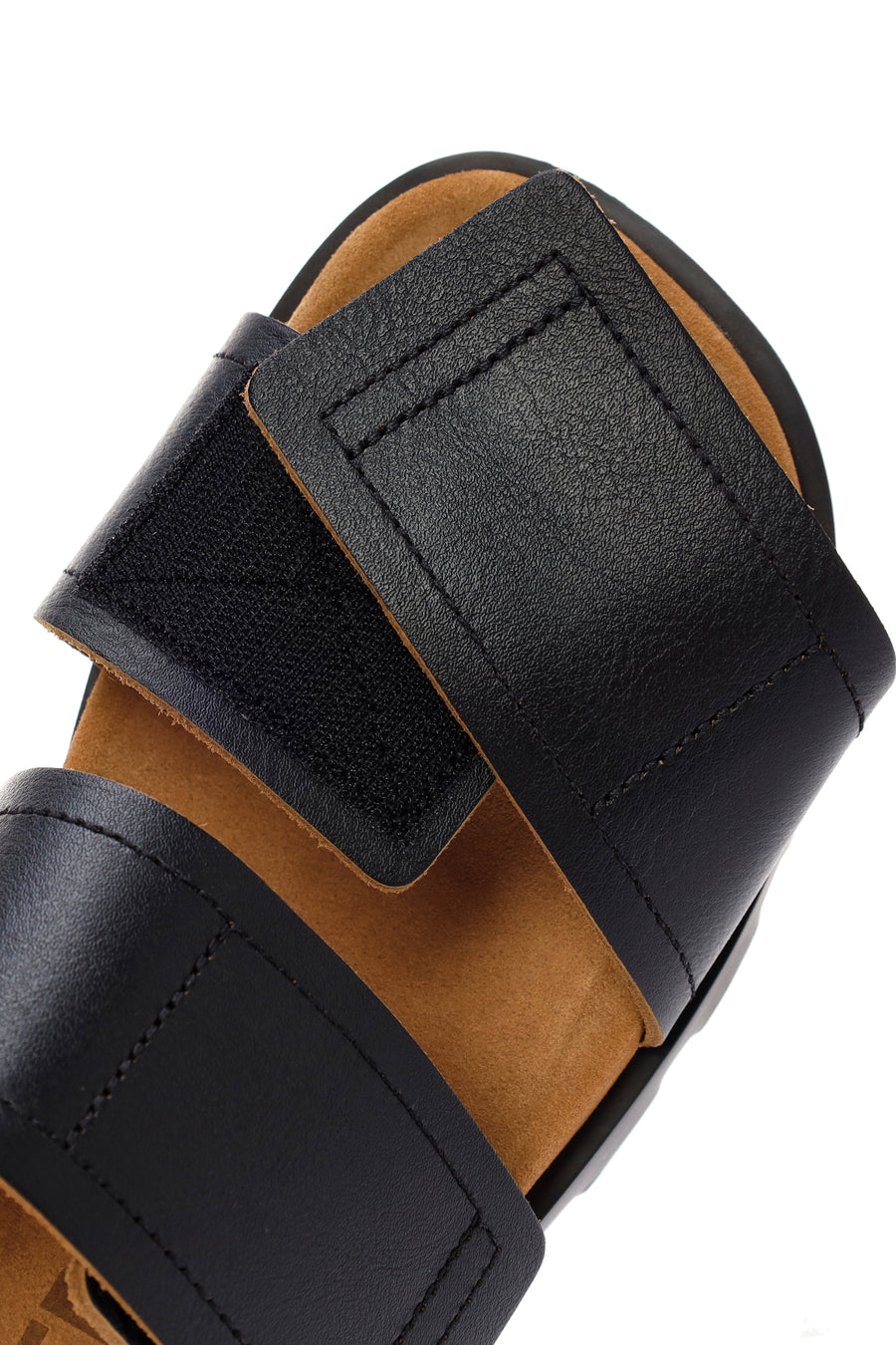 Camper Men's Black Brutus Leather Sandals