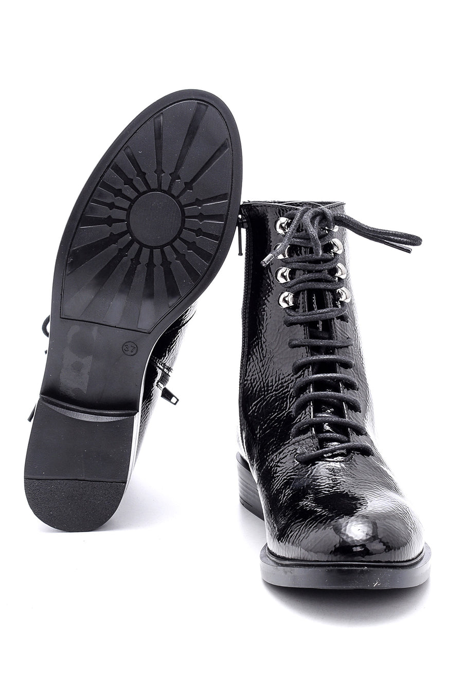 Women's Patent Leather Boots