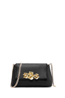 Women's Black Chain Strap Crossbody Bag | Derimod