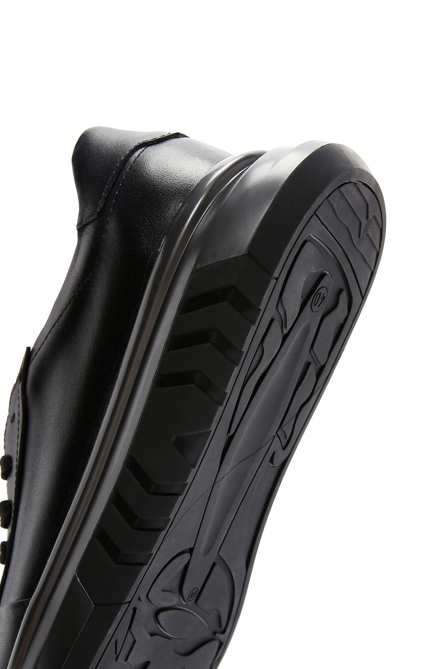 Men's Black Leather Sneaker