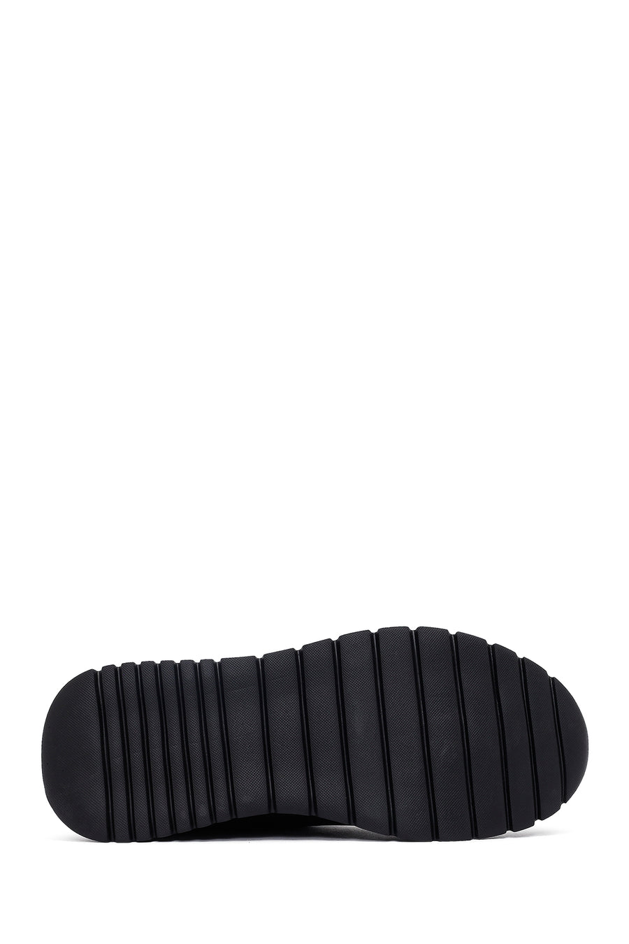 Male Black Lace-Up Leather Sneaker