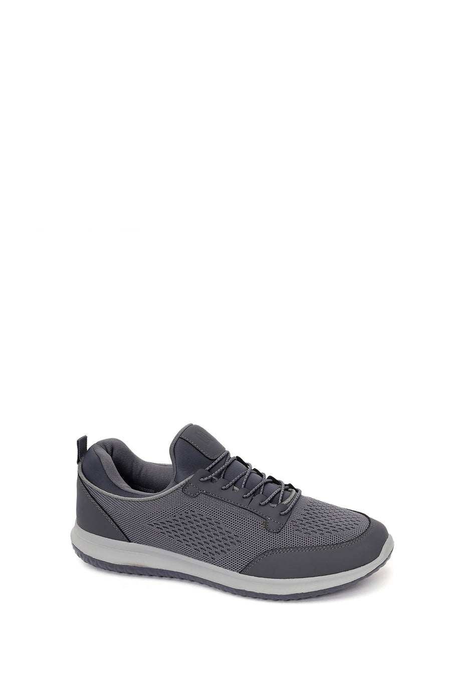 Derimod Zero Male Gray Lace-up Fabric Sneaker
