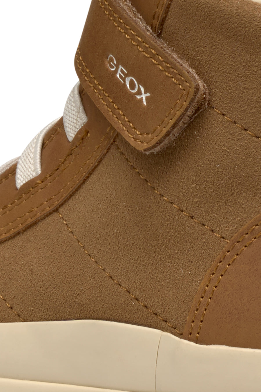 Geox Boy Brown Gisli Boy Banded Ankle Sneakers