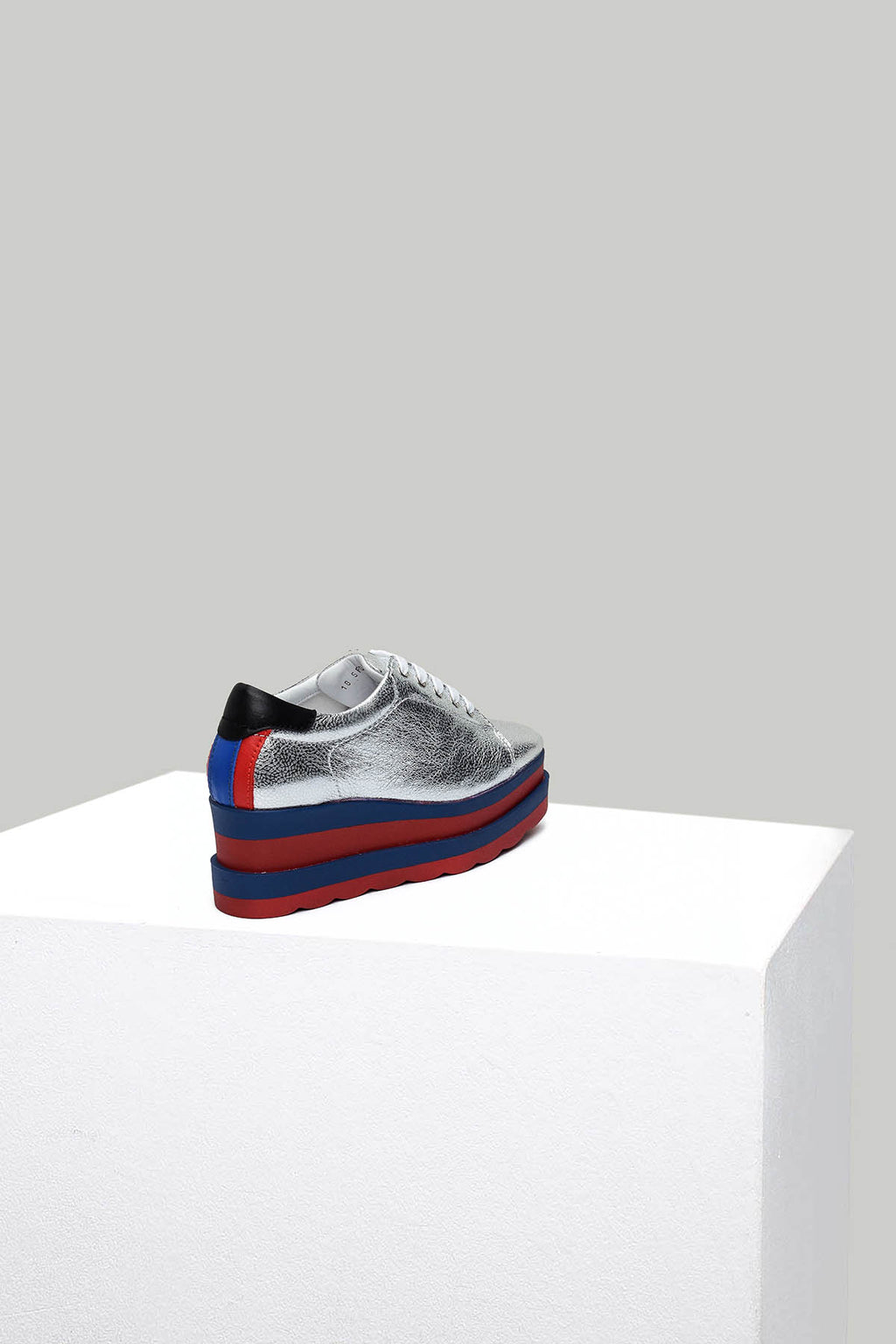 Yüksek Tabanlı Kadın Deri Sneaker