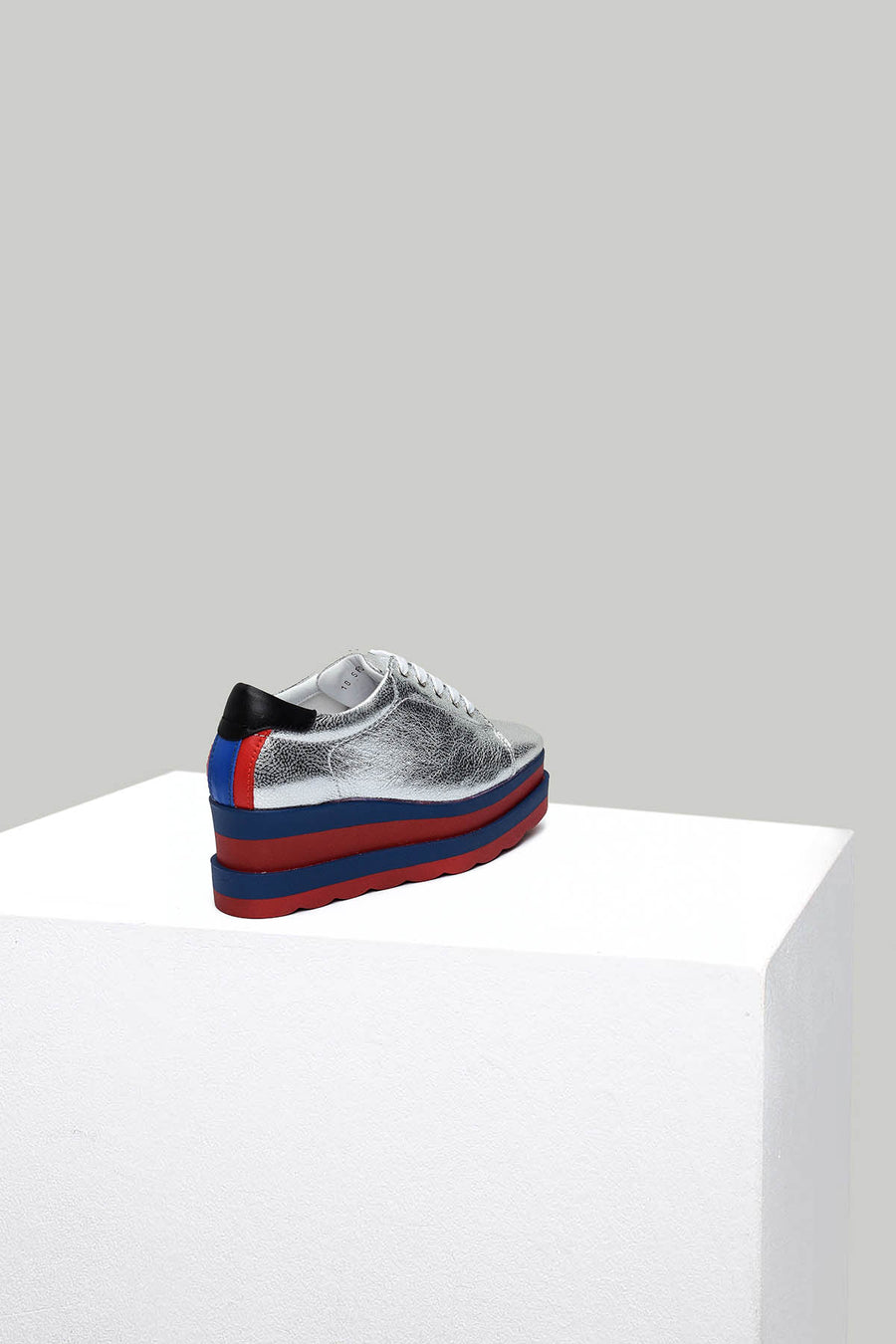 High-Sole Women's Leather Sneaker