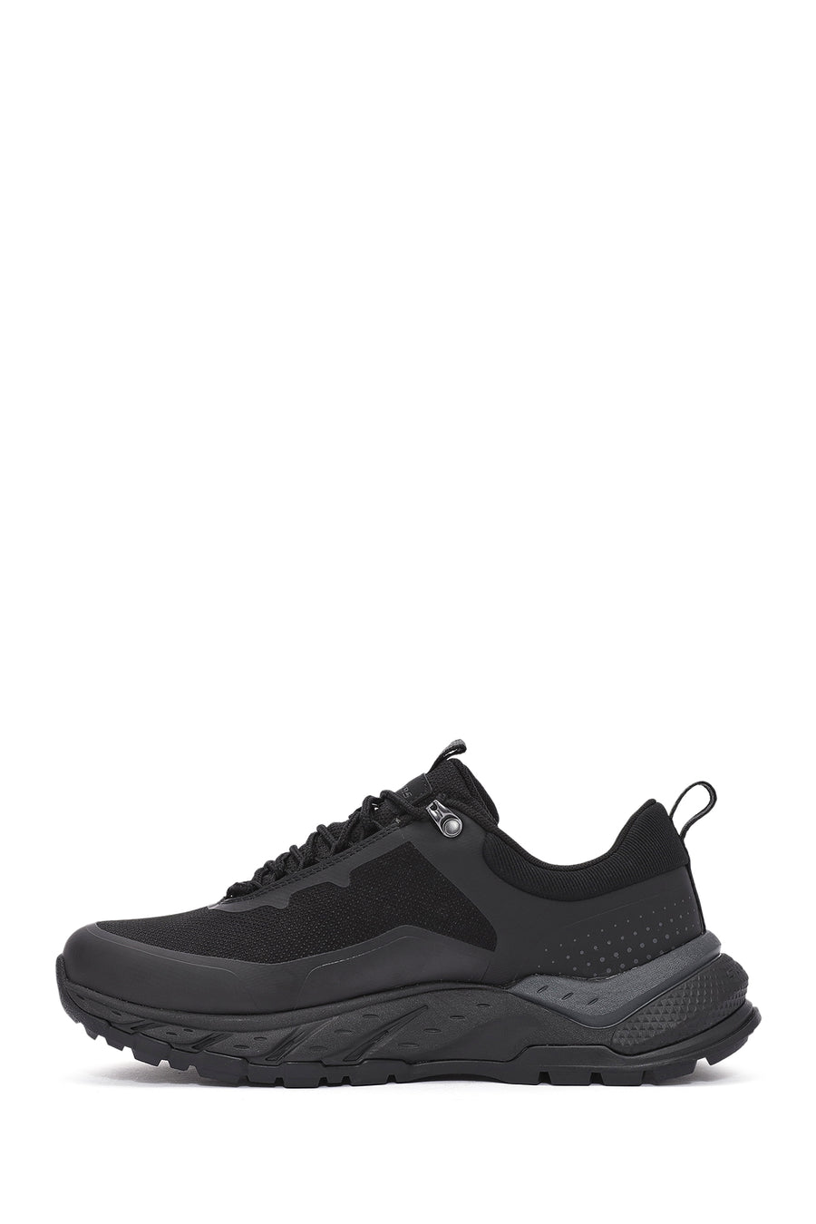 Skechers Erkek Siyah Bağcıklı Kalın Tabanlı Sneaker