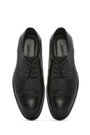 Men's Black Laced Leather Classic Shoes | Derimod
